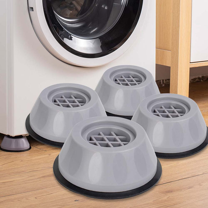 4 pçs universal anti-vibração pés almofadas máquina de lavar esteira de borracha anti-vibração almofada secador geladeira base fixa almofada antiderrapante