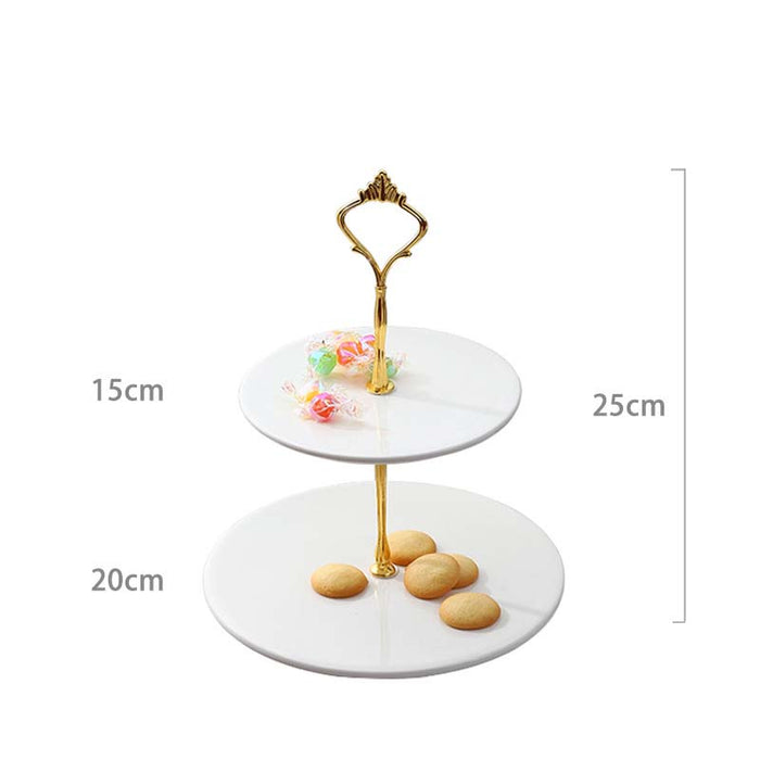 Plateau à gâteaux de décoration d'étagère d'affichage de table de dessert