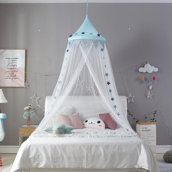 Cortinas para camas para niños, mosquiteras colgantes con cúpula, tiendas de campaña ligeras y transpirables