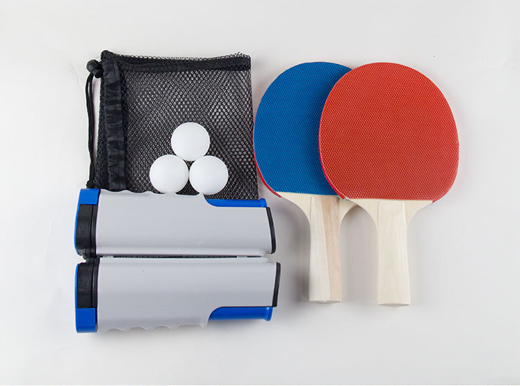New Portable Table Tennis Racket Telescopic Net Frame Set