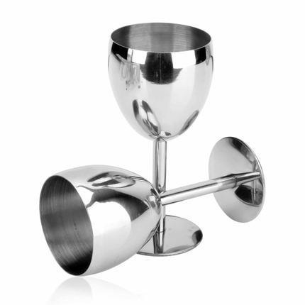 Stainless Steel Red Wine Glass Goblet Wine Glass Cup Barware
