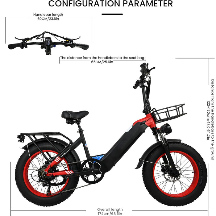 Bicicleta elétrica para adultos, moto de neve, bicicleta com pneu grosso de 20 x 4 polegadas, bicicleta elétrica com motor de 500 W, bicicleta elétrica de montanha de 25 MPH