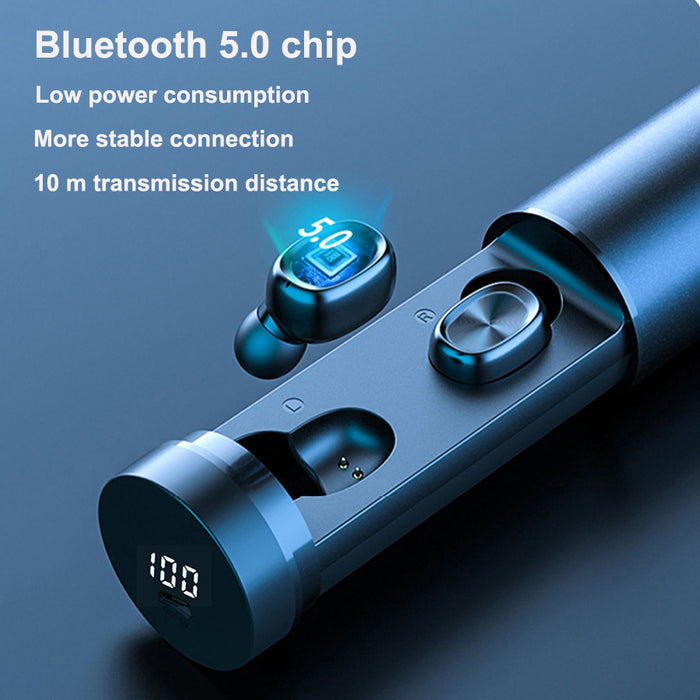 Mini fone de ouvido Bluetooth removível portátil