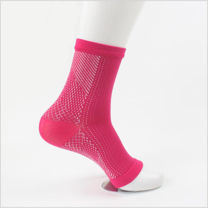 Calzini sportivi per supporto caviglia yoga Protezione contro distorsioni fitness Copripiede in nylon elastico a pressione