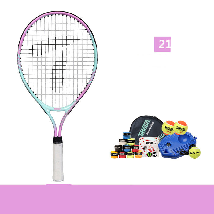Raqueta de tenis infantil para principiantes.