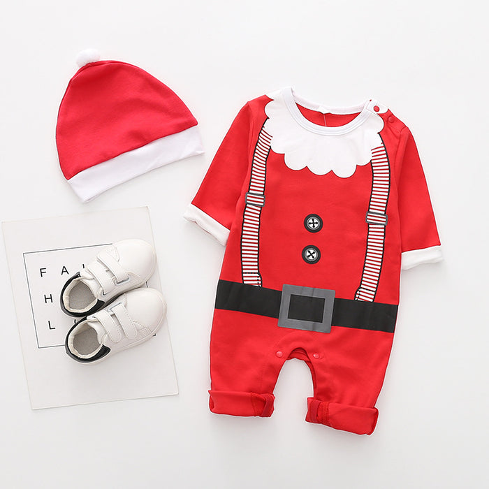 Barboteuse de costume de Noël pour bébé