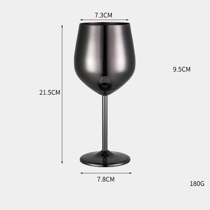 304 Stainless Steel Red Wine Metal Goblet