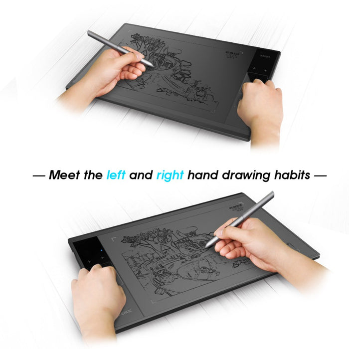 Tablero pintado a mano de tableta digital versión en inglés A30