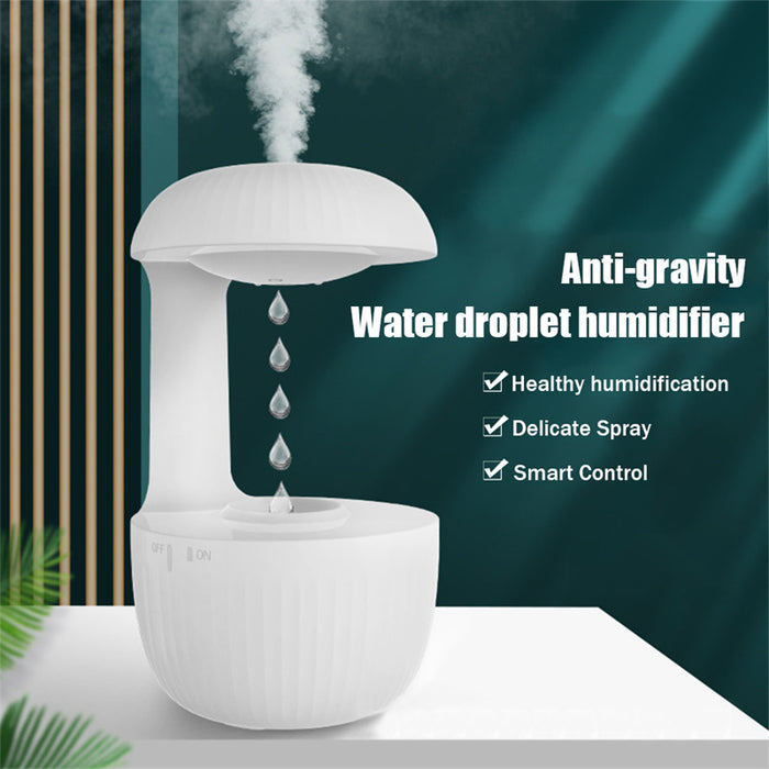 Humidificateur d'air Anti-gravité, humidificateur à contre-courant muet, gouttes d'eau en lévitation, brumisateur frais, soulage la Fatigue