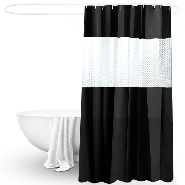 Empalme translúcido impermeable a prueba de moho baño baño ducha cortina de partición