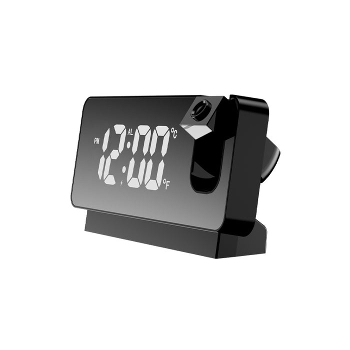 New 3D Projection Alarm Clock LED Mirror Clock Display With Snooze Function For Home Bedroom Office Desktop Table Clock