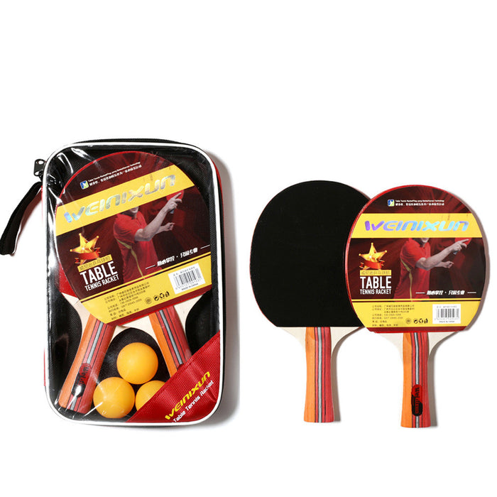 Raquette de ping-pong horizontale en caoutchouc inversé double