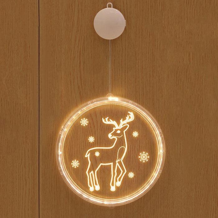 O Natal conduziu pequenas lanternas decorativas nos quartos