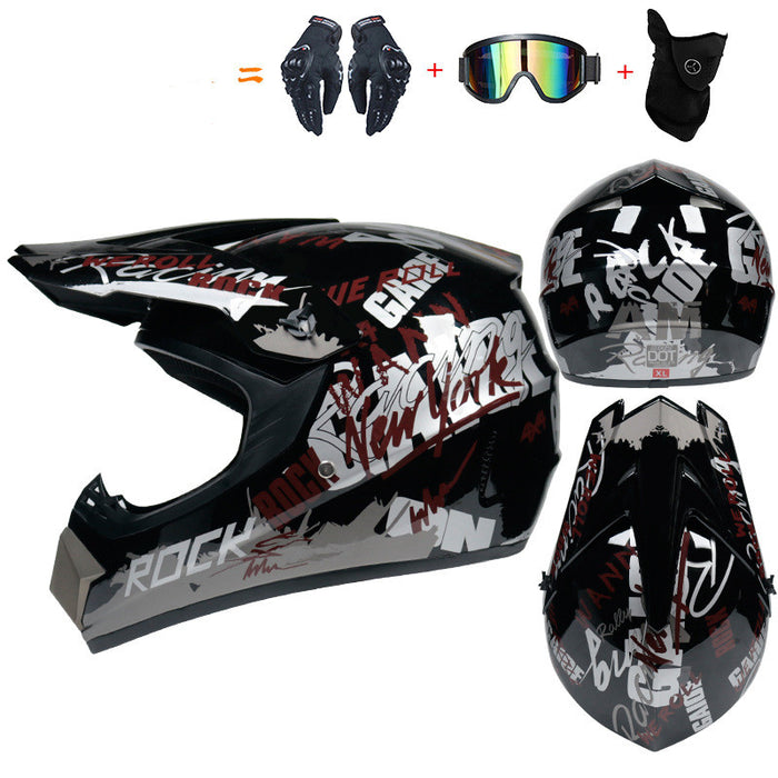 Capacete off-road para motocicleta Capacete off-road pequeno