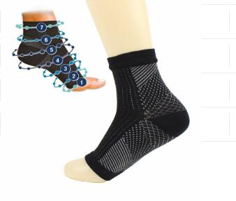 Calzini sportivi per supporto caviglia yoga Protezione contro distorsioni fitness Copripiede in nylon elastico a pressione
