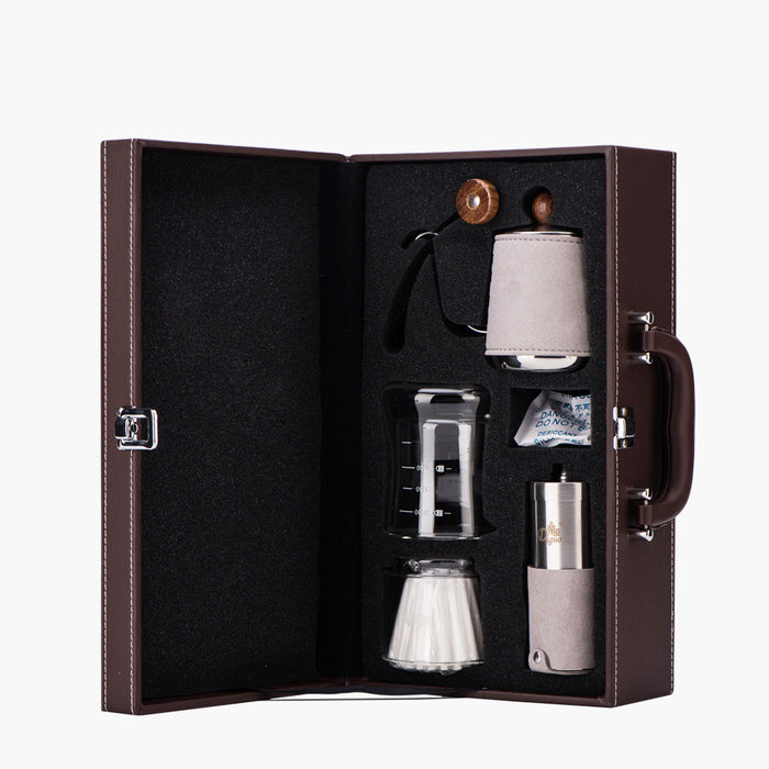 Travel Portable Coffee Gift Box Hand Brew Pot Coffee Pot Set Gift Box