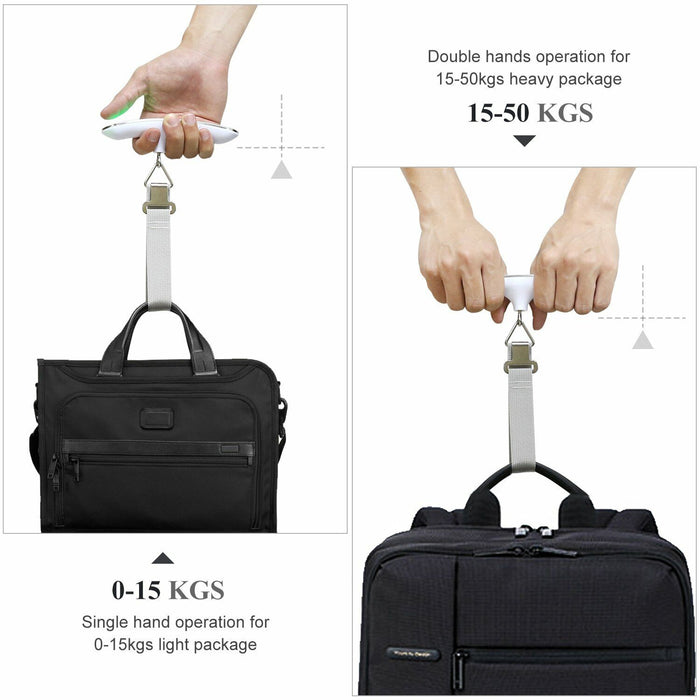 Tragbare LCD-Digital-Gepäckgewichtswaage zum Aufhängen von Koffern