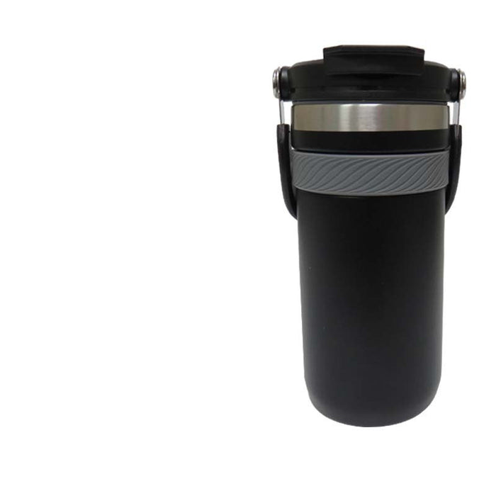 304 Stainless Steel Vacuum Cup With Double Drinking Mouth Design