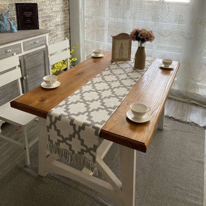 Cotton And Linen Thickened Zen Table Runner