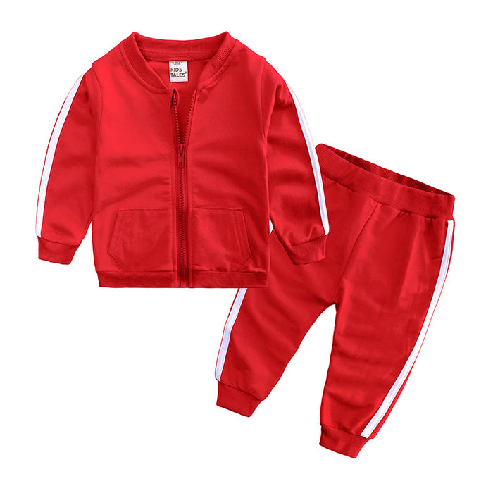 Boys And Girls Baby Spring And Autumn Sports Suits
