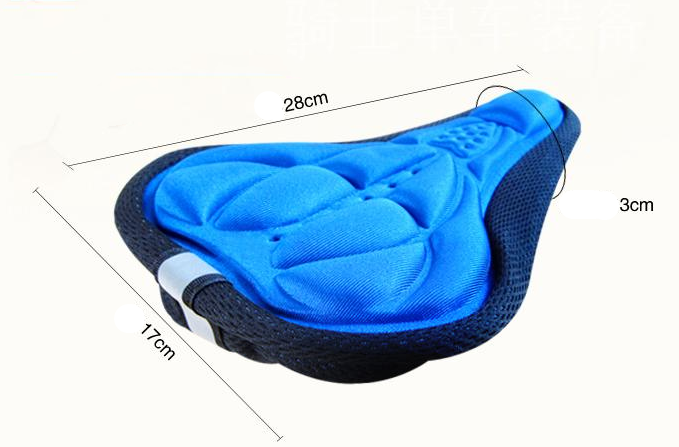 Bicycle embossed breathable mat color 3D breathable seat cover