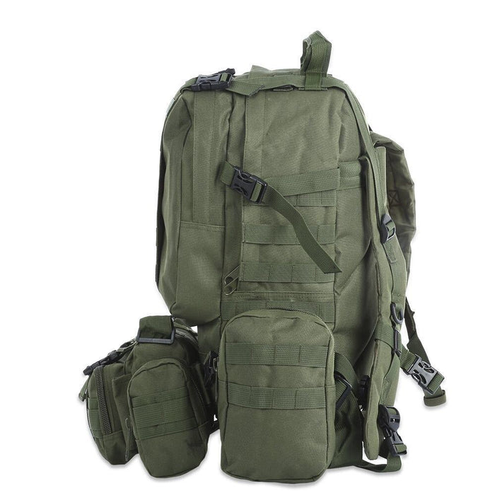 50l mochila ao ar livre molle militar tático mochila saco de esportes à prova dwaterproof água acampamento caminhadas mochila viagem