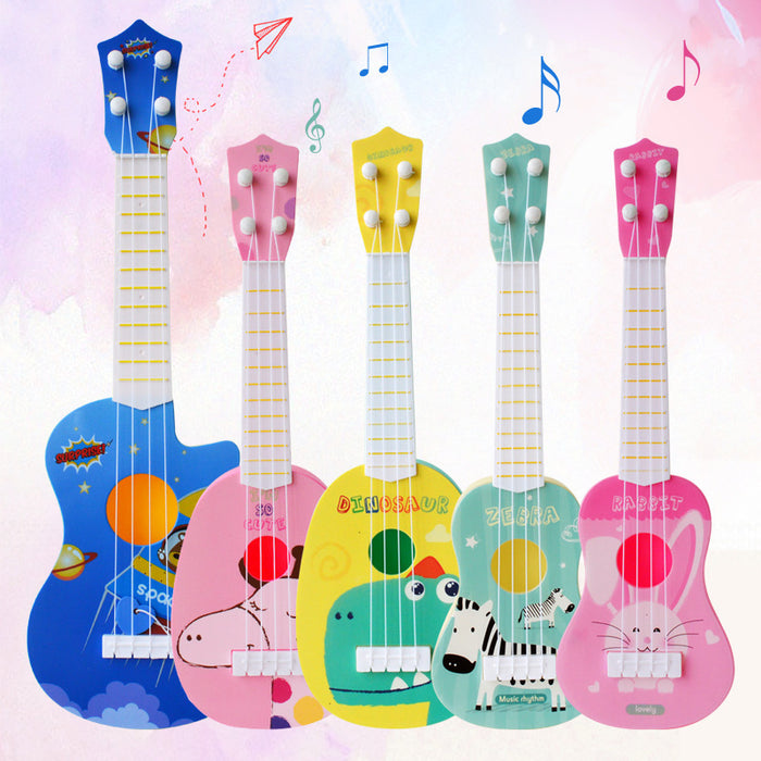 Ukelele para niños, iluminación musical, educación temprana, juguetes de guitarra