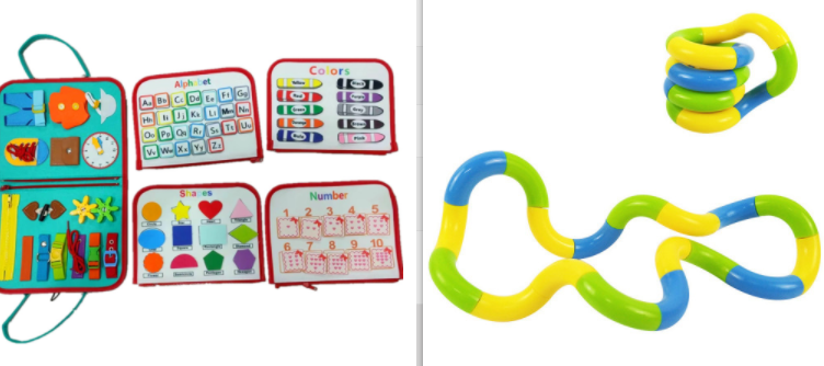 Novo livro ocupado das crianças ocupado placa vestir e abotoar aprendizagem do bebê educação precoce pré-escolar brinquedo de aprendizagem sensorial
