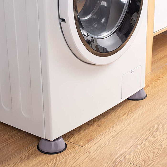 4 pezzi universali piedini antivibranti lavatrice tappetino in gomma tappetino antivibrazione asciugatrice frigorifero base fissa antiscivolo pad