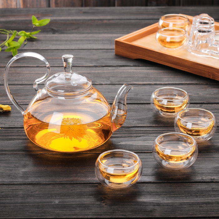 Heat Resistant Glass Teapot