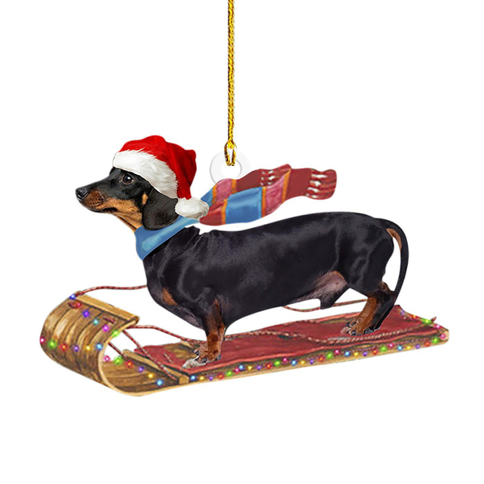 Christmas Sausage Dog Decorations Home