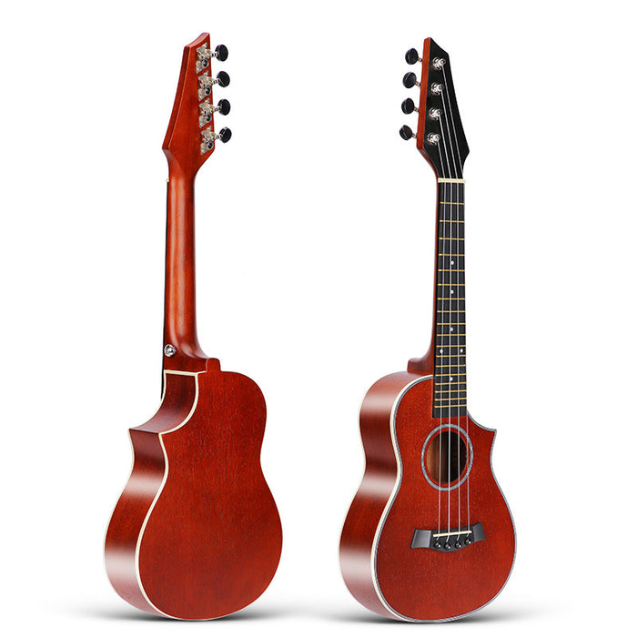 Piccola chitarra in mogano da 23 pollici per ukulele