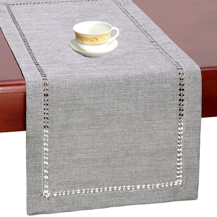 Coffee Table Imitation Linen Polyester Rayon Table Runner