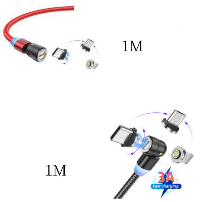 Mobile Phone Charging Three-in-one Magnetic Data Cable