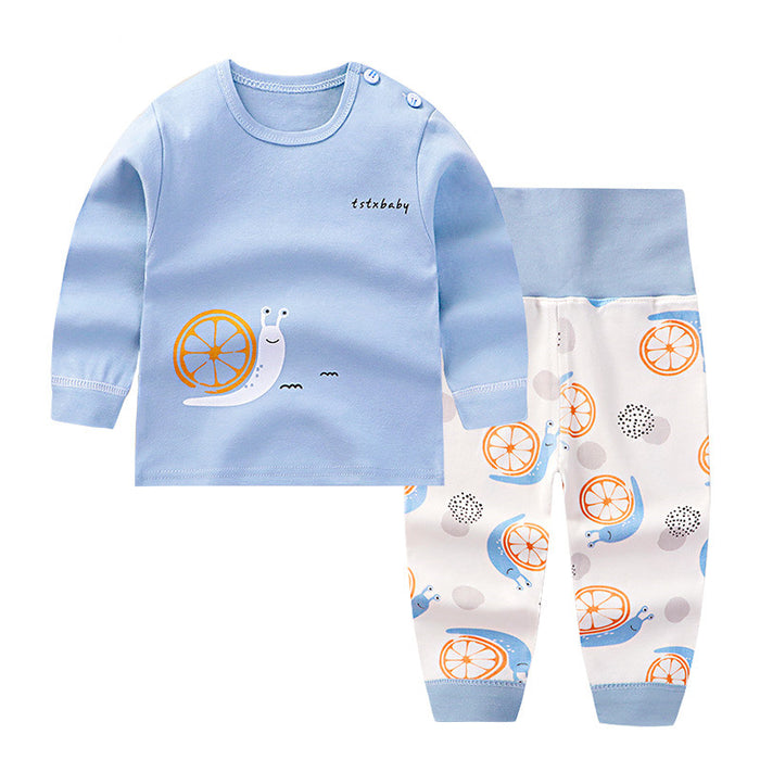 Ropa de otoño para bebé, traje, ropa interior de algodón para bebé