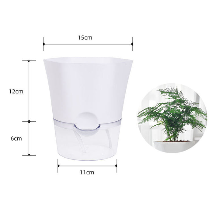 Self-absorbing Hydroponic Plastic Flower Pot