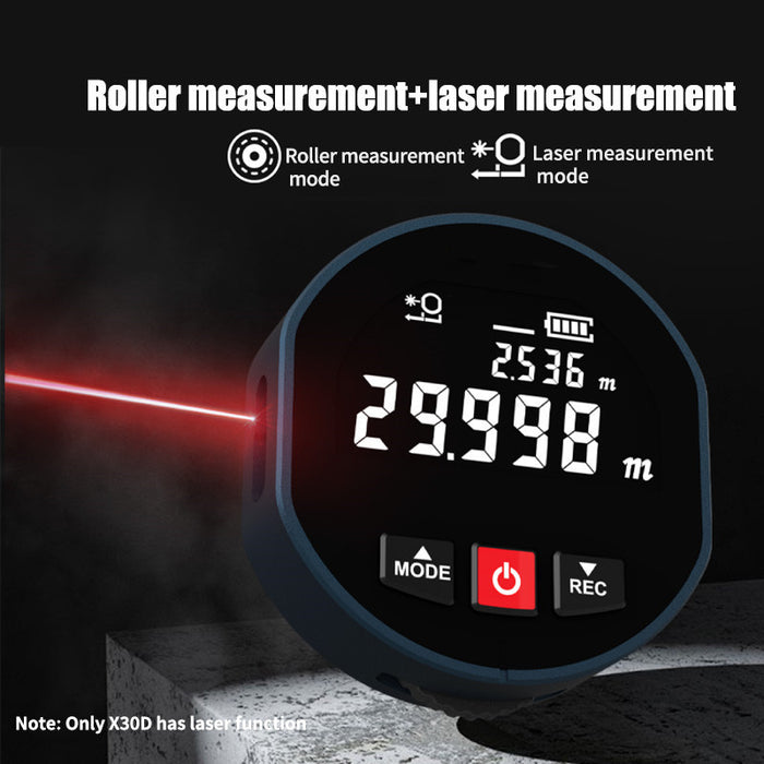Curved Round Roller Electronic Ruler Roller & Laser Distance Measurement 2 in 1