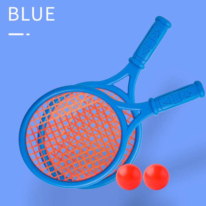Raquete de tênis infantil para jardim de infância, tênis de plástico