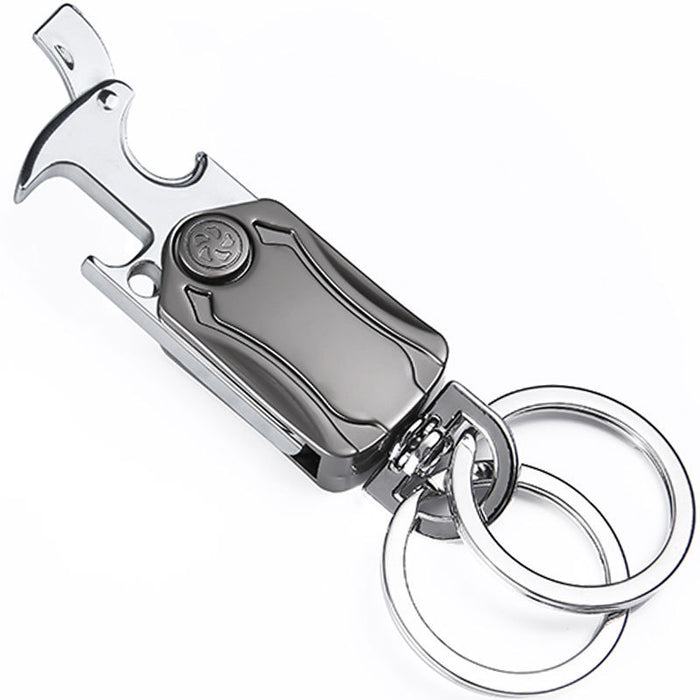 3 In 1 Fidget Spinner Keychain With Pocket Knife Keychain Pendant Beer Bottle Opener