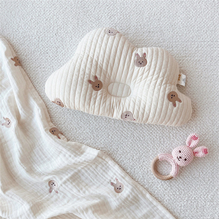 Baby Embroidery Breathable Sweat Absorbing Shaping Pillow