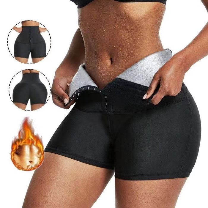 Calças de emagrecimento cintura trainer shapewear barriga quente thermo suor leggings fitness treino suor sauna calças corpo shaper