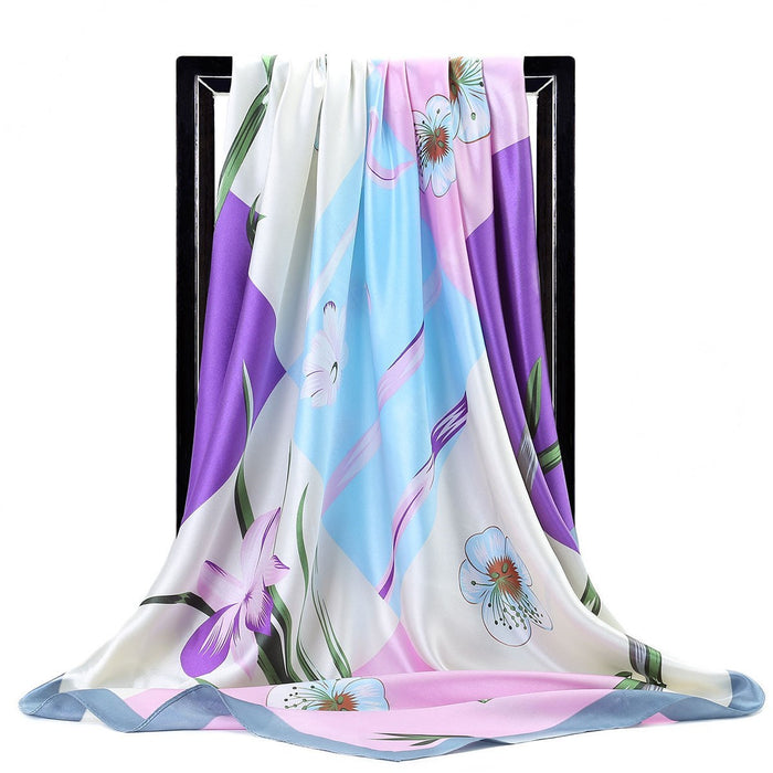 Large Square Scarf Simulation Silk Scarf Shawl All-match Scarf Scarf