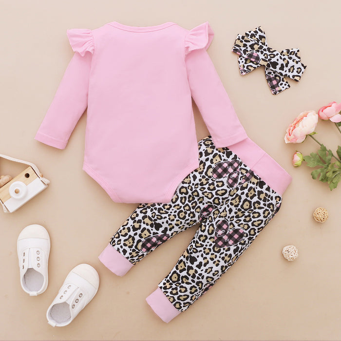 Conjunto de roupas de macacão de manga comprida para bebê