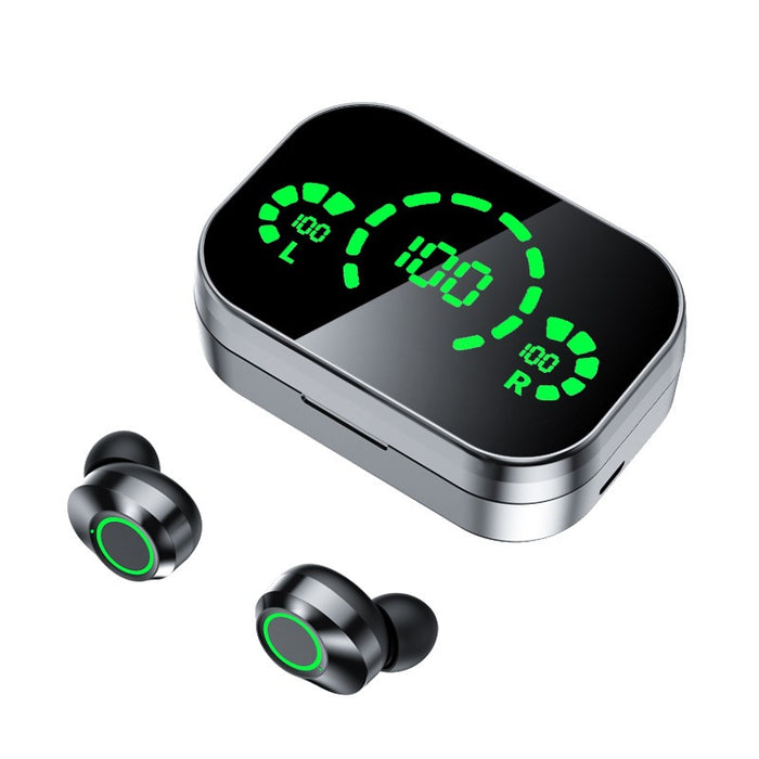 YD03 Auriculares inalámbricos Bluetooth TWS Pantalla digital inteligente en pantalla grande Luz de respiración en el oído