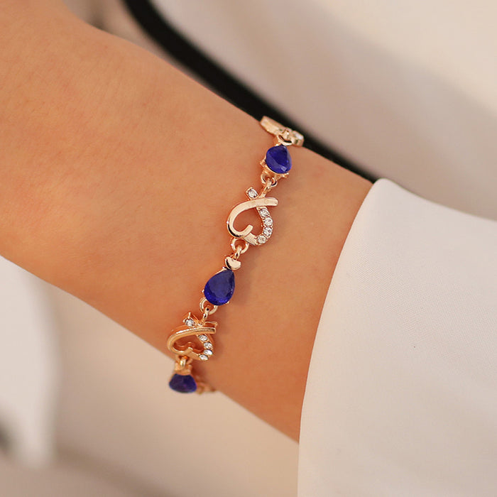 Rhinestone Crystal Bracelet Jewelry Gift for Women