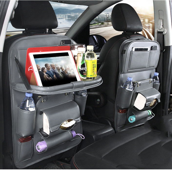 Pad Bag Organizer Tray Car Seat Car Trash Can Car Accessories Foldable Table Travel