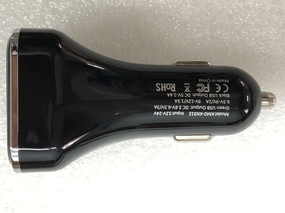 Car charger with display