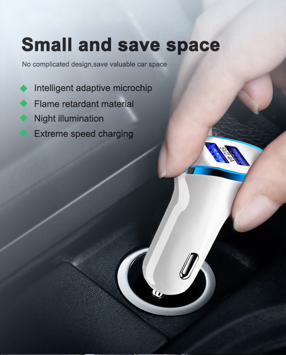 Car charger with dual USB