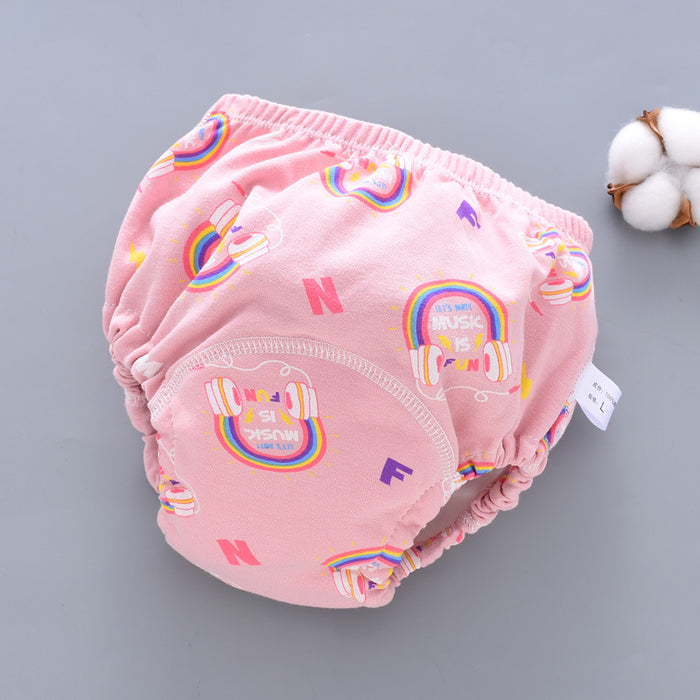 Baby washable 6-layer gauze training pants