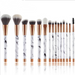 11 Sätze von Marmor Make-up-Pinsel mit Make-up-Pinsel Schönheit Make-up Kit 11 Make-up-Pinsel-Sets